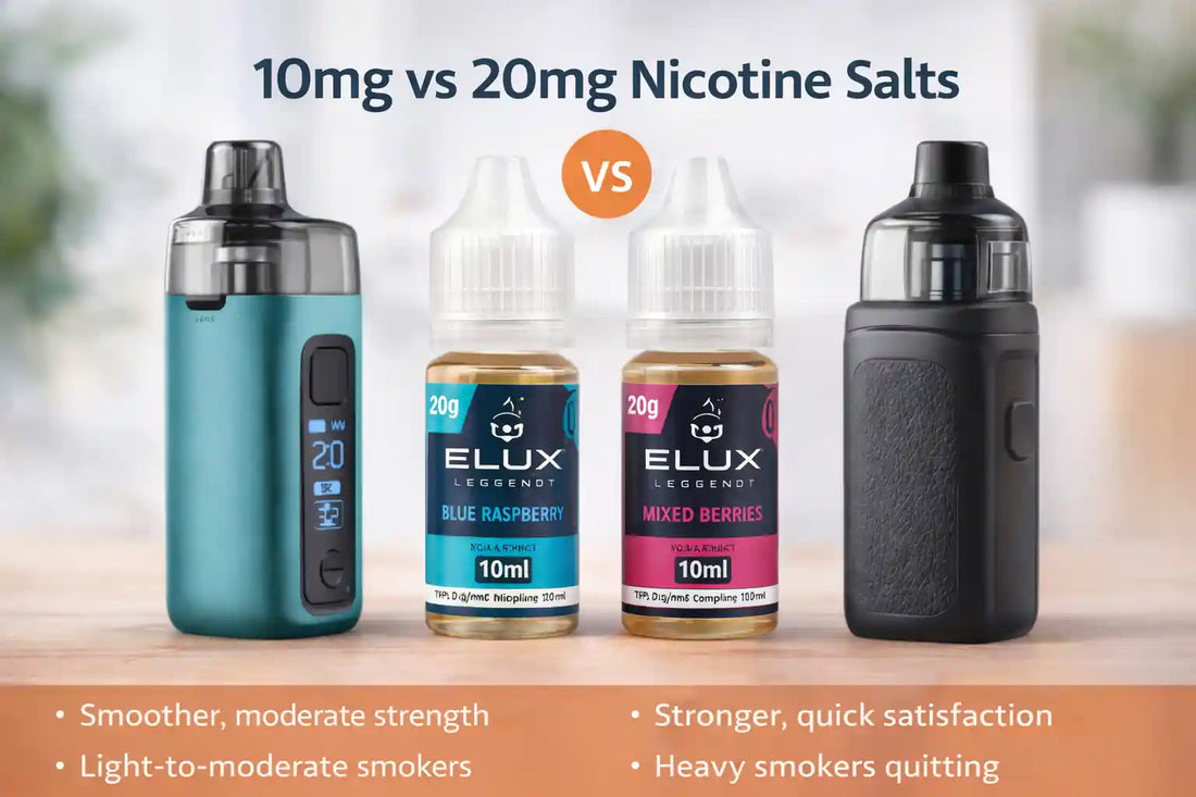 10mg vs 20mg Nicotine Salts: Which Strength Should You Choose? (2026 Guide)