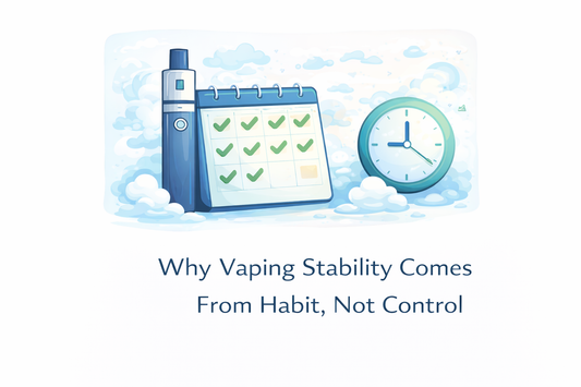 Why Vaping Stability Comes From Habit, Not Control