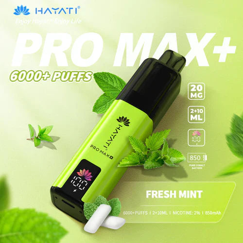 Hayati pro max+ 6000 legal device for upcoming ban