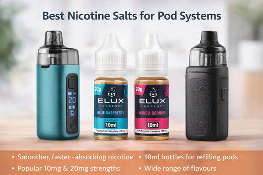 Best Nicotine Salts for Pod Systems (2026 Buyer’s Guide)