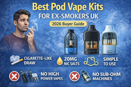 Best Pod Vape Kits for Ex-Smokers UK (2026 Buyer Guide)