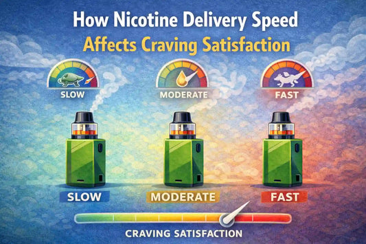 How Nicotine Delivery Speed Affects Craving Satisfaction