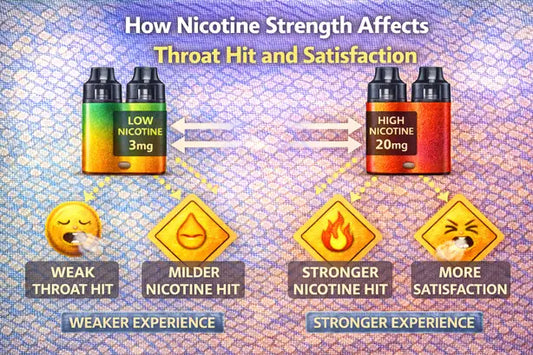 How Nicotine Strength Affects Throat Hit and Satisfaction