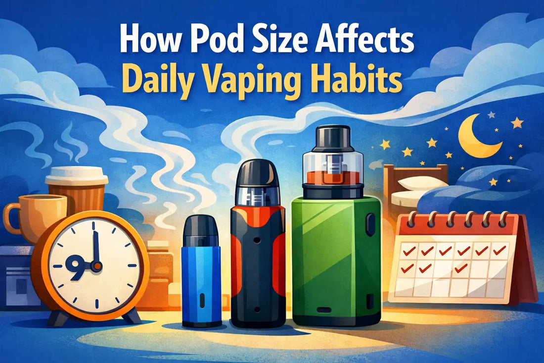 How Pod Size Affects Daily Vaping Habits