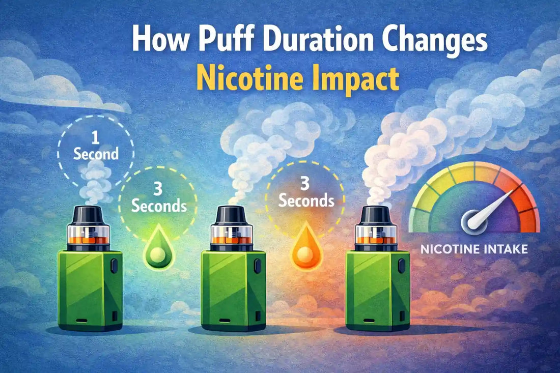 How Puff Duration Changes Nicotine Impact