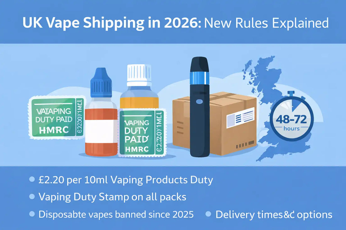 UK Vape Shipping Guide 2026: Options, Costs, Next‑Day Info
