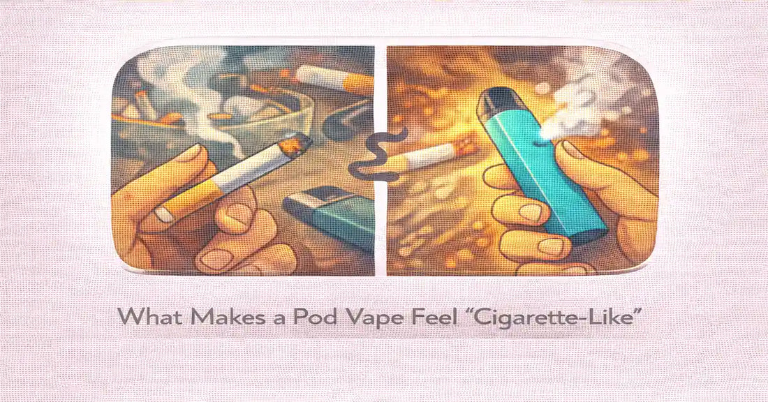 What Makes a Pod Vape Feel “Cigarette-Like”