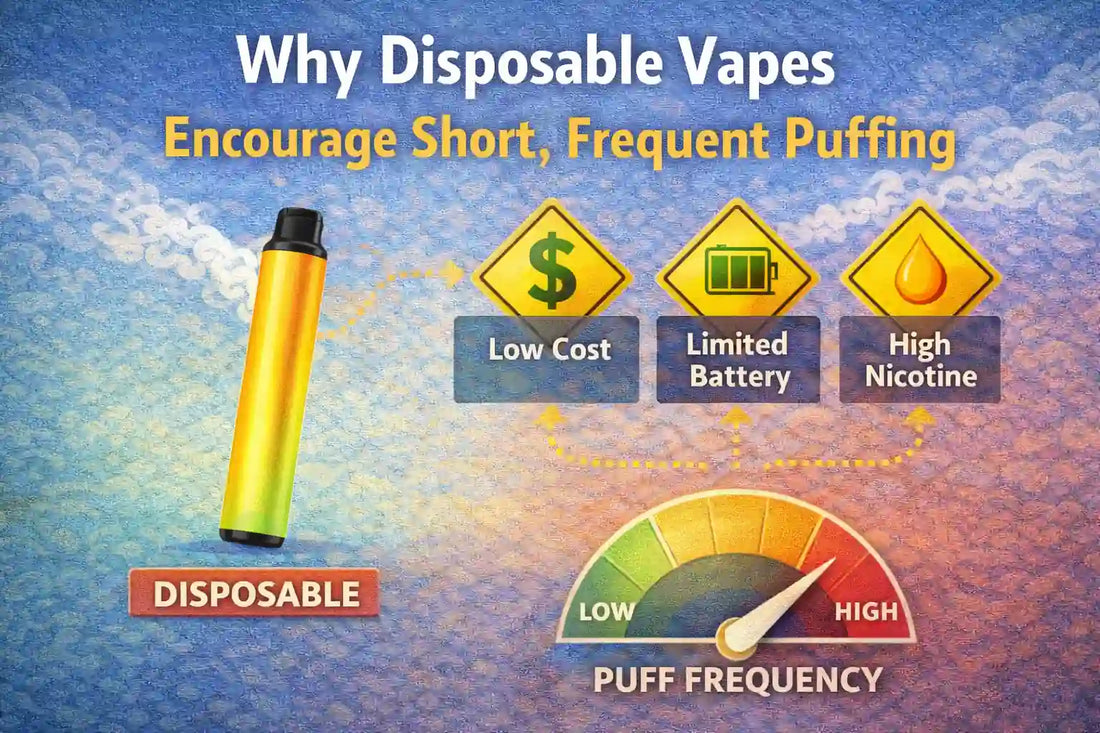 Why Disposable Vapes Encourage Short, Frequent Puffing