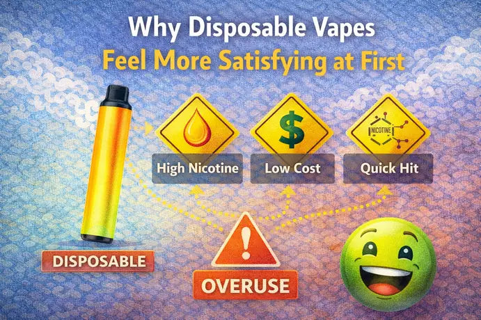Why Disposable Vapes Feel More Satisfying at First