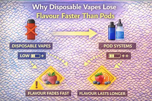 Why Disposable Vapes Lose Flavour Faster Than Pods