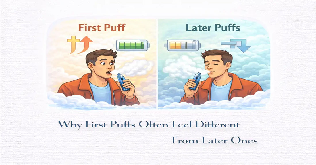 Why First Puffs Often Feel Different From Later Ones