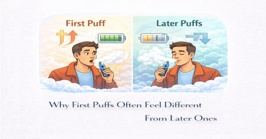 Why First Puffs Often Feel Different From Later Ones
