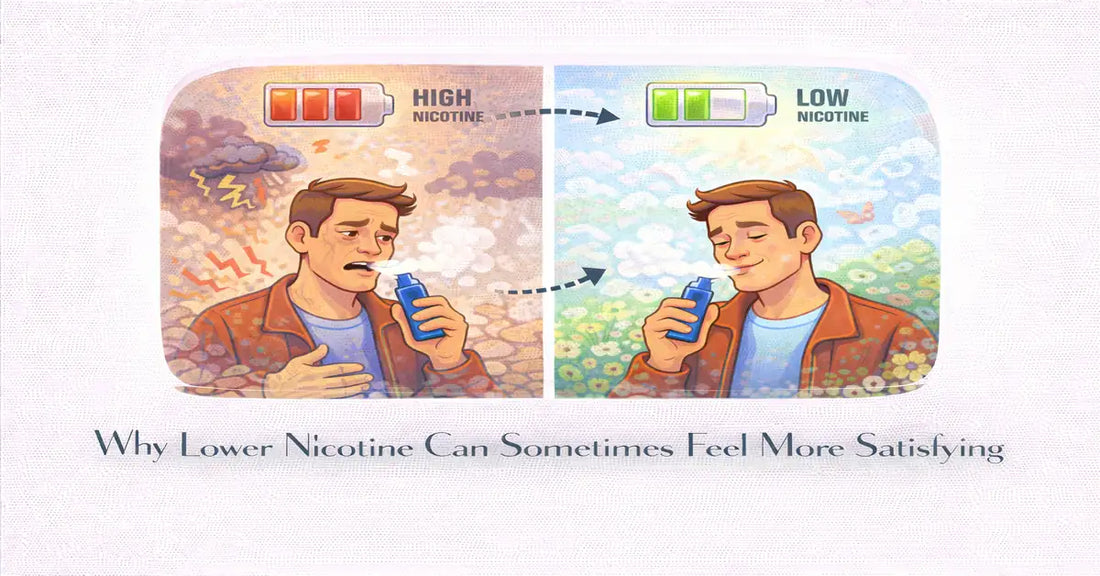 Why Lower Nicotine Can Sometimes Feel More Satisfying