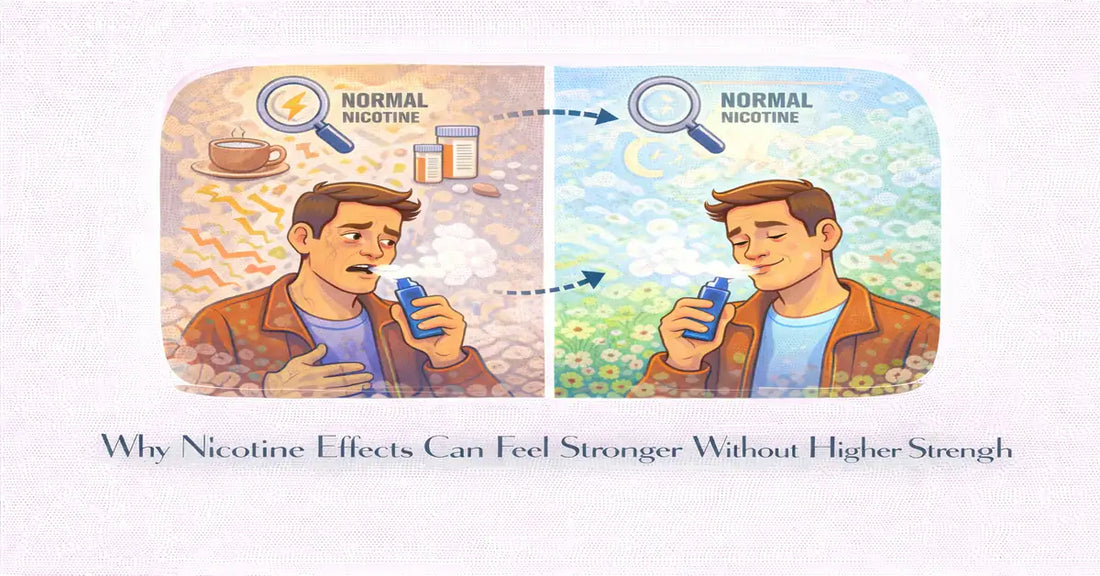 Why Nicotine Effects Can Feel Stronger Without Higher Strength