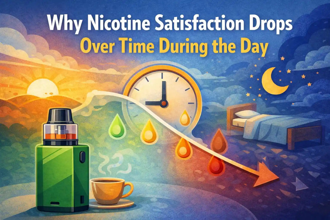 Why Nicotine Satisfaction Drops Over Time During the Day