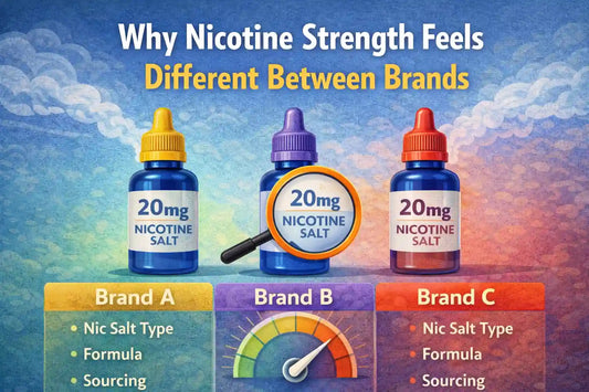 Why Nicotine Strength Feels Different Between Brands