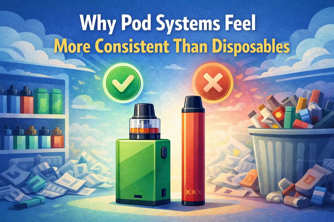 Why Pod Systems Feel More Consistent Than Disposables – Vape Sales
