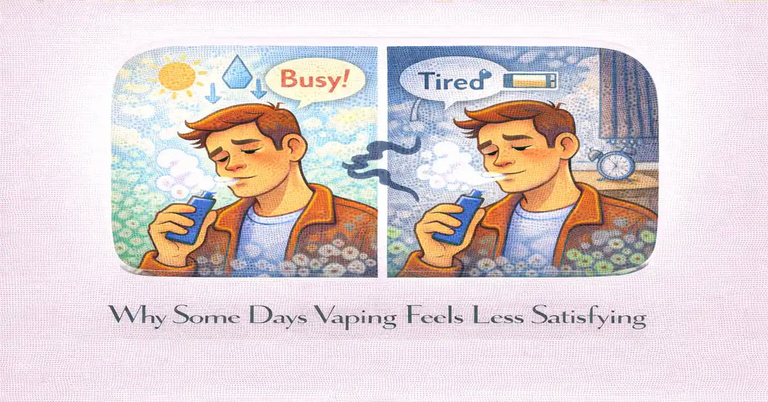 Why Some Days Vaping Feels Less Satisfying