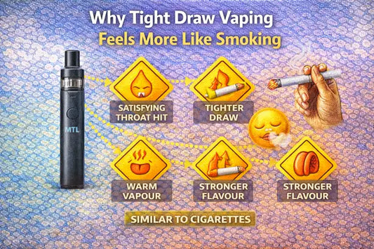 Why Tight Draw Vaping Feels More Like Smoking