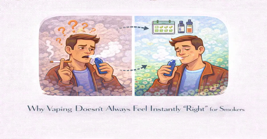 Why Vaping Doesn’t Always Feel Instantly “Right” for Smokers