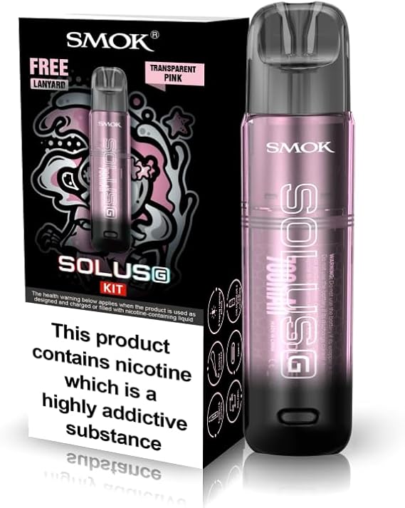 SMOK Solus G Pod System Kit - Translucent Yellow, 700mAh, 2.5ml, 0.9ohm