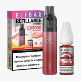 Elf Bar EV5000 Starter Kit & Elfliq Nic Salt 10ml E-Liquid Combo Pack - Vaperdeals