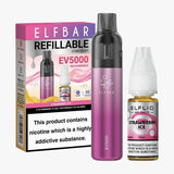 Elf Bar EV5000 Starter Kit & Elfliq Nic Salt 10ml E-Liquid Combo Pack - Vaperdeals