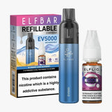 Elf Bar EV5000 Starter Kit & Elfliq Nic Salt 10ml E-Liquid Combo Pack - Vaperdeals