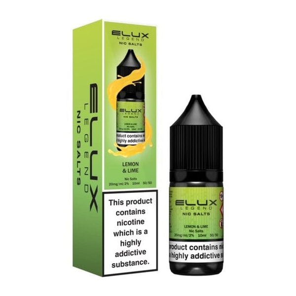 Elux Legend Nic Salts 10ml E-liquids - (box of 10) - 17.56  Vape Sales