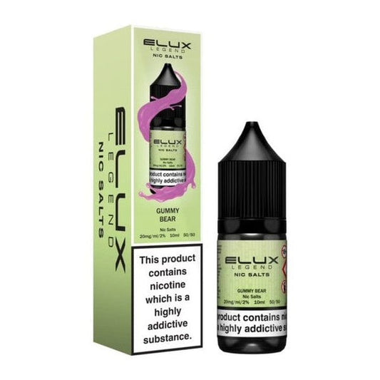 Elux Legend Nic Salts 10ml E-liquids - Pack Of 10 - £17.96
