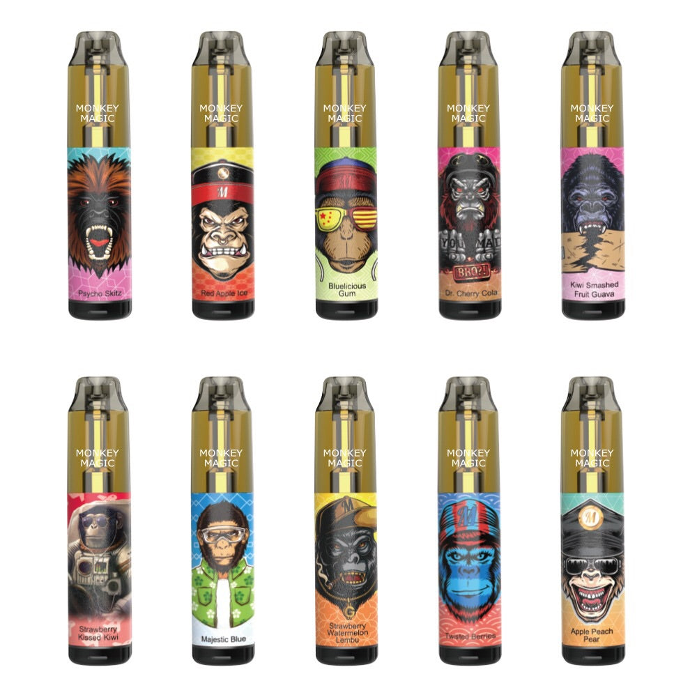 Monkey Magic 7500 Puffs by TasteFog Re-chargeable | Vapes UK - 4.99 Vape Sales Monkey Magic 7500 Puffs by TasteFog Re-chargeable | Vapes UK - 4.99 Vape Sales