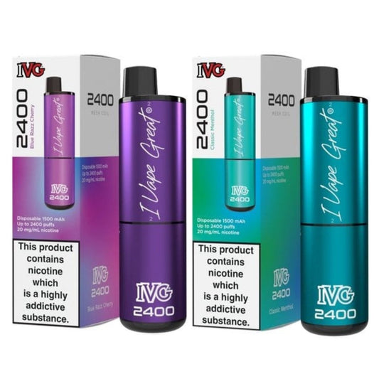 IVG 2400 Vape Pod Puff Bar Device Box of 5