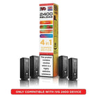 IVG 2400 Reload 4 in 1 Prefilled Pods | Box of 5