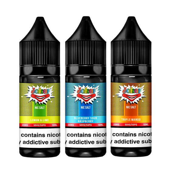 Joker Nic Salt 10ml E-liquids - Box of 10 - Vaperdeals