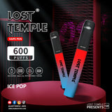 Lost Temple 600 Puffs Disposable Vape Device Kit Box of 10 - Vaperdeals