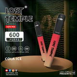 Lost Temple 600 Puffs Disposable Vape Device Kit Box of 10 - Vaperdeals