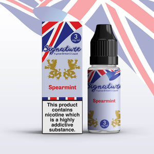 Signature - Spearmint - 10ml (Pack of 10) - Vaperdeals