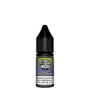 Ultimate E-Liquid Cider 10ML Nic Salt (Pack of 10)