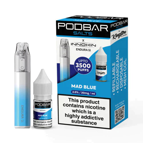 Podbar Salts - Innokin Endura S1 3500 puffs -  £2.49