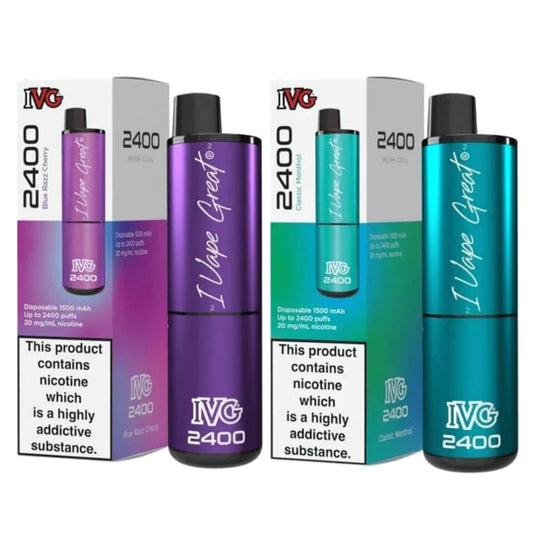 IVG 2400 Vape Pod Box of 5 | UK Vape Deals