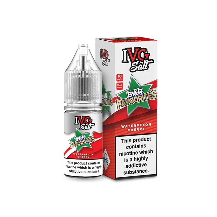 IVG SALTS - BAR FAVOURITES - WATERMELON CHERRY - 10ML