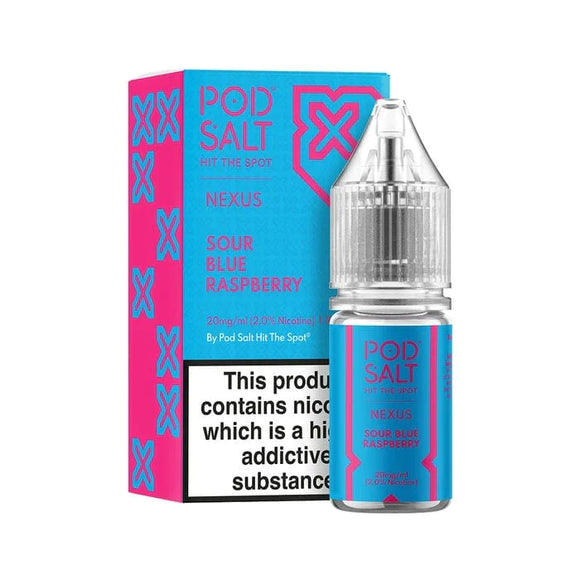 POD SALT - NEXUS - SOUR BLUE RASPBERRY - 10ML NIC SALT