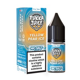 PUKKA JUICE - YELLOW PEAR ICE - 10ML NIC SALT - BOX OF 10