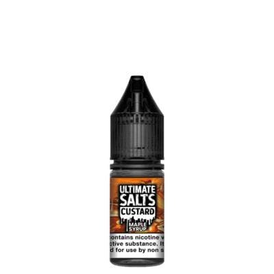 ULTIMATE SALTS - CUSTARD - MAPLE SYRUP - 10ML NIC SALT (BOX OF 10)